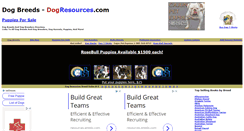 Desktop Screenshot of dogresources.com